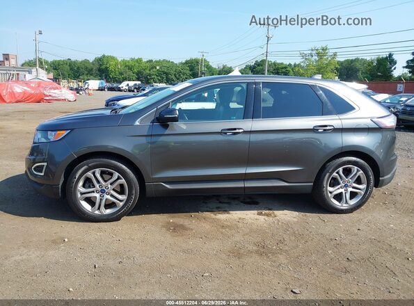 2FMPK4K9XHBB28232 2017 FORD EDGE Серый Панорамный вид салона 360°
