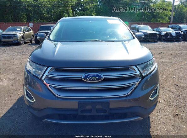 2FMPK4K9XHBB28232 2017 FORD EDGE Серый Вид щитка приборов
