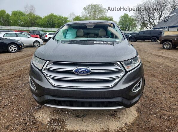 2FMPK4K9XHBC17217 2017 FORD EDGE Gray Դիմացի տեսք