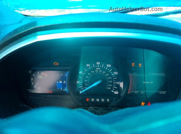 2FMPK4K9XHBC17217 2017 FORD EDGE Gray Սարքավորումների վահանակի տեսք