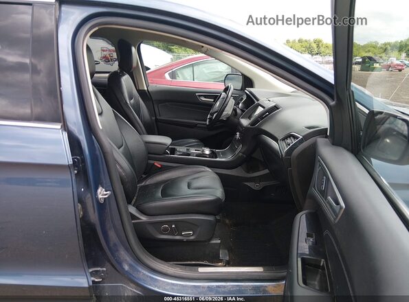 2FMPK4K9XKBC26040 2019 FORD EDGE Blue Front interior view