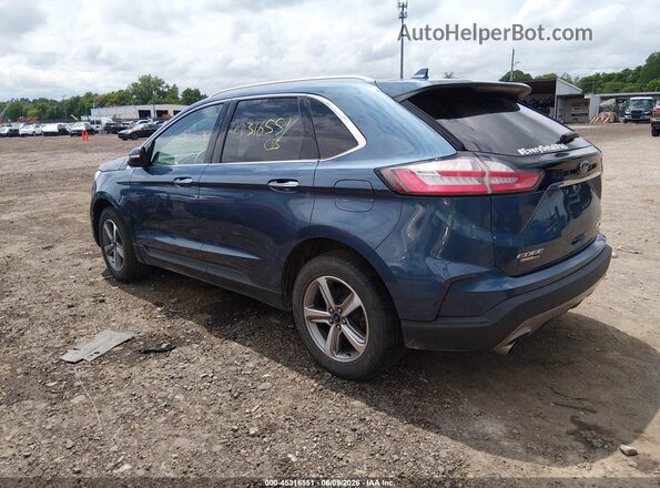 2FMPK4K9XKBC26040 2019 FORD EDGE Blue Rear left