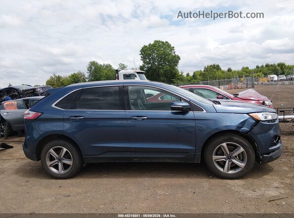 2FMPK4K9XKBC26040 2019 FORD EDGE Blue Rear interior view