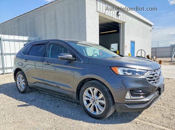 2FMPK4K9XLBA77257 2020 FORD EDGE Gray Przód prawy