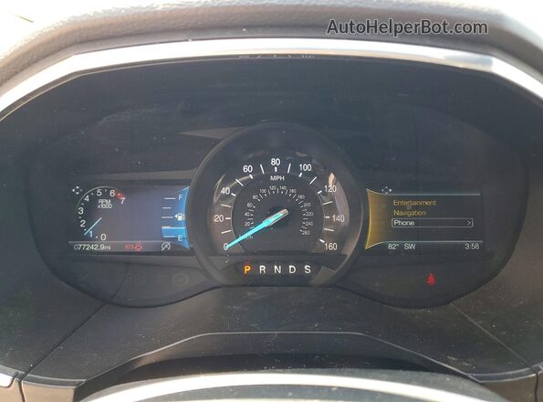 2FMPK4K9XLBA77257 2020 FORD EDGE Gray Widok zestawu wskaźników