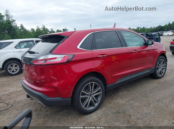 2FMPK4K9XNBA05039 2022 FORD EDGE Red Rear right