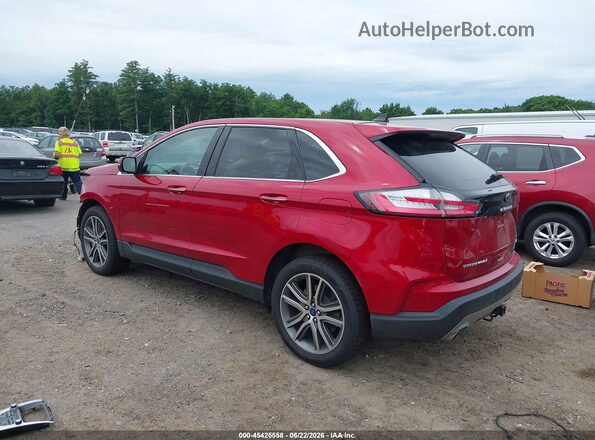 2FMPK4K9XNBA05039 2022 FORD EDGE Red Rear left