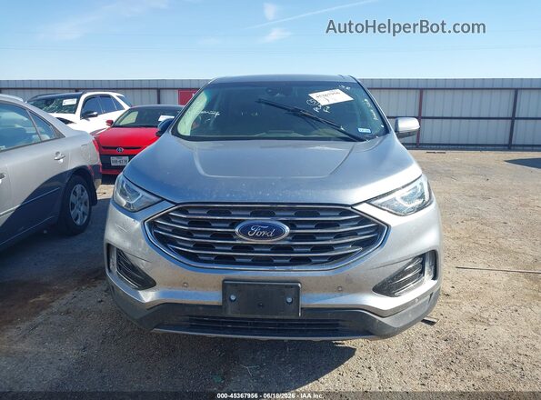 2FMPK4K9XNBA31785 2022 FORD EDGE Silver Widok zestawu wskaźników