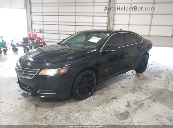 2G1105S30H9111621 2017 CHEVROLET IMPALA Черный Передняя левая четверть