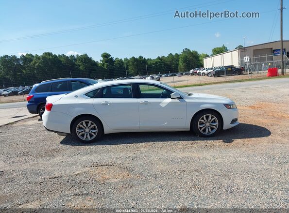 2G1105S30H9135529 2017 CHEVROLET IMPALA White Widok wnętrza z tyłu