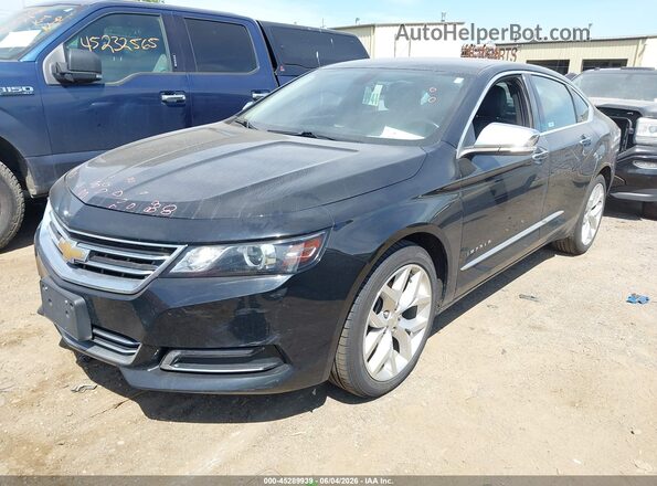 2G1105S30K9103283 2019 CHEVROLET IMPALA Black წინა მარცხენა ხედი სამი მეოთხედიდან