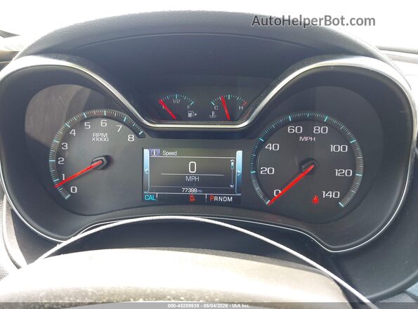 2G1105S30K9103283 2019 CHEVROLET IMPALA Black უკანა სავარძლების ხედი