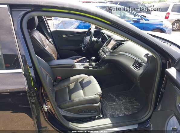 2G1105S30K9103283 2019 CHEVROLET IMPALA Black წინა სალონის ხედი