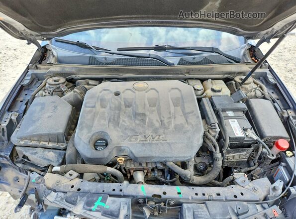 2G1105S30K9119533 2019 CHEVROLET IMPALA Blue Widok wnętrza z tyłu