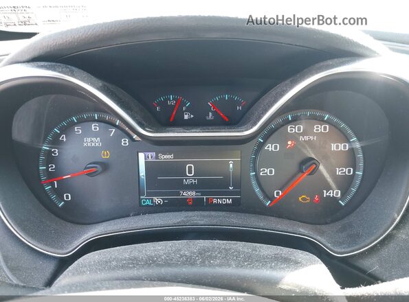 2G1105S31H9143896 2017 CHEVROLET IMPALA Red უკანა სავარძლების ხედი