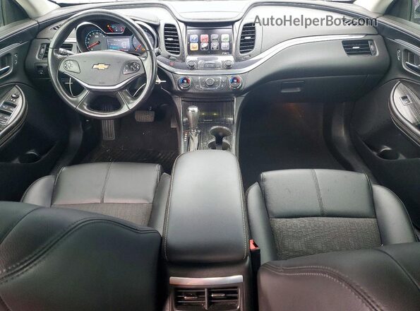 2G1105S31H9194444 2017 CHEVROLET IMPALA Синий Вид панели приборов