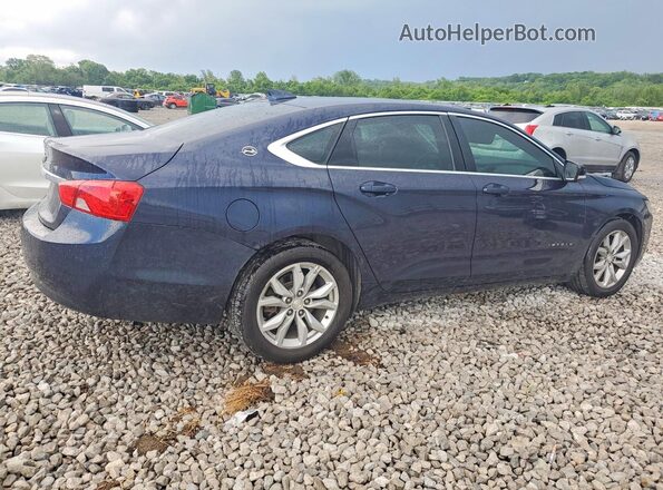 2G1105S31H9194444 2017 CHEVROLET IMPALA Синий Задняя правая четверть