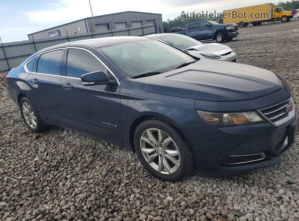 2G1105S31H9194444 2017 CHEVROLET IMPALA Синий Передняя правая четверть