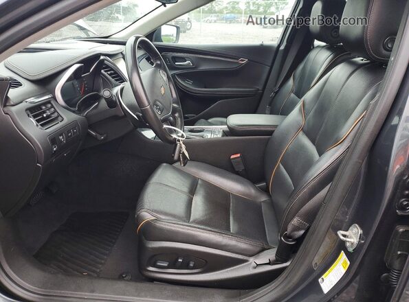 2G1105S31K9107293 2019 CHEVROLET IMPALA Gray წინა სალონის ხედი