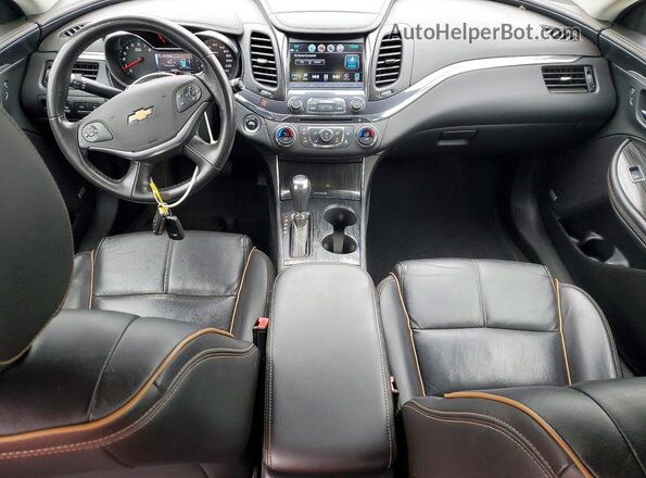 2G1105S31K9107293 2019 CHEVROLET IMPALA Gray წინა პანელის ხედი