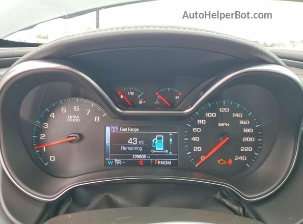 2G1105S31K9107293 2019 CHEVROLET IMPALA Gray ხელსაწყოთა პანელის ხედი