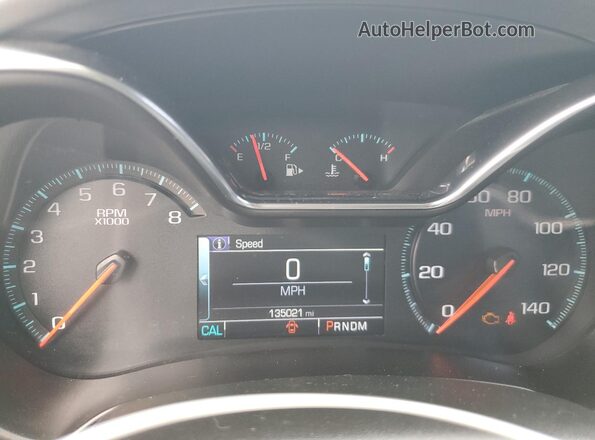 2G1105S32H9123446 2017 CHEVROLET IMPALA White Սարքավորումների վահանակի տեսք