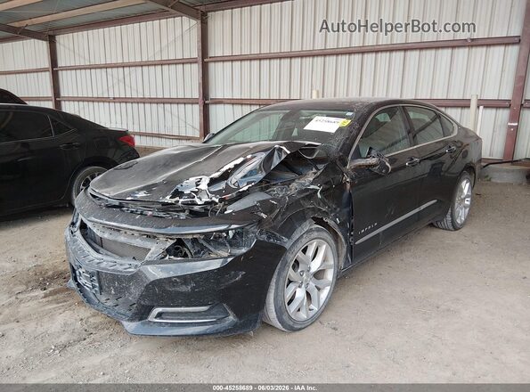 2G1105S32K9145227 2019 CHEVROLET IMPALA Black წინა მარცხენა ხედი სამი მეოთხედიდან