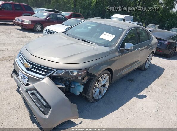 2G1105S32K9147477 2019 CHEVROLET IMPALA Gray Przód lewy