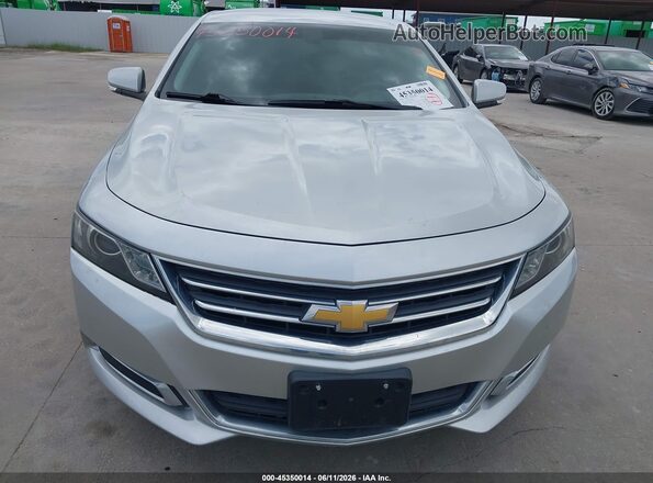 2G1105S33H9175054 2017 CHEVROLET IMPALA Серебряный Вид спереди