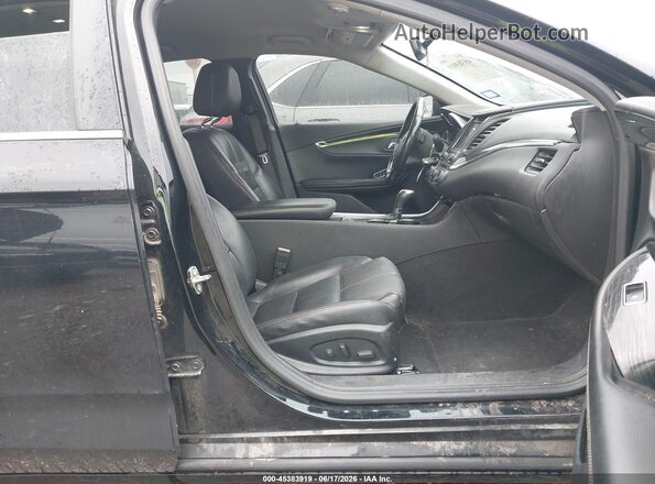 2G1105S33H9193733 2017 CHEVROLET IMPALA Black Widok wnętrza z przodu