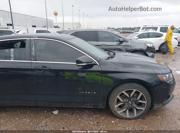 2G1105S33H9193733 2017 CHEVROLET IMPALA Black Widok wnętrza z tyłu
