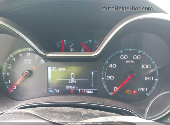 2G1105S33H9193733 2017 CHEVROLET IMPALA Black Widok tylnych siedzeń