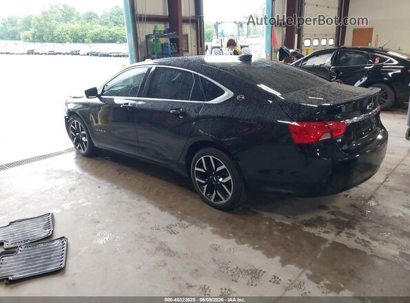 2G1105S33J9104345 2018 CHEVROLET IMPALA Black Trasero izquierdo