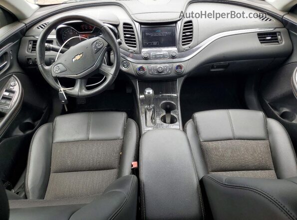 2G1105S33J9136048 2018 CHEVROLET IMPALA Black Widok deski rozdzielczej