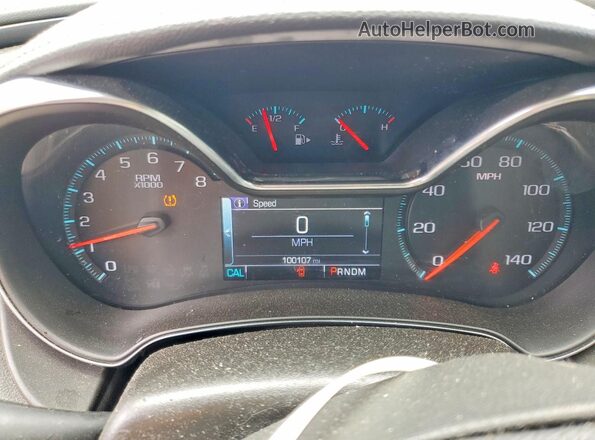2G1105S33J9136048 2018 CHEVROLET IMPALA Black Widok zestawu wskaźników