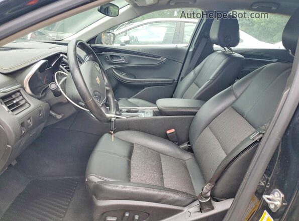 2G1105S33J9136048 2018 CHEVROLET IMPALA Black Widok wnętrza z przodu