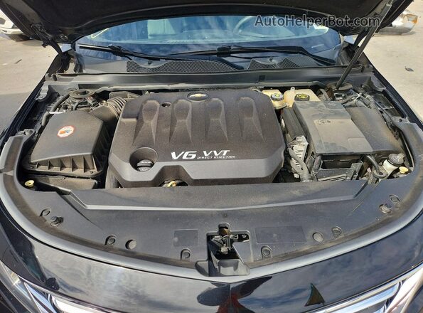 2G1105S34H9177475 2017 CHEVROLET IMPALA Black Vista interior trasera
