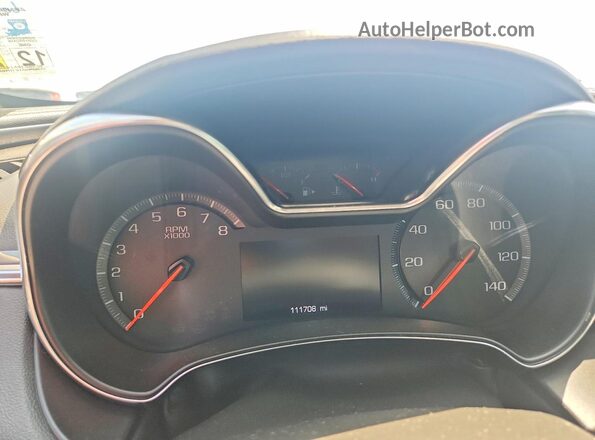 2G1105S34H9177475 2017 CHEVROLET IMPALA Black Vista del cuadro de instrumentos