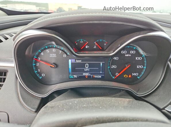 2G1105S34H9197256 2017 CHEVROLET IMPALA White Вид щитка приладів