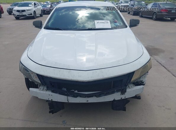 2G1105S34J9137970 2018 CHEVROLET IMPALA White Instrument cluster view
