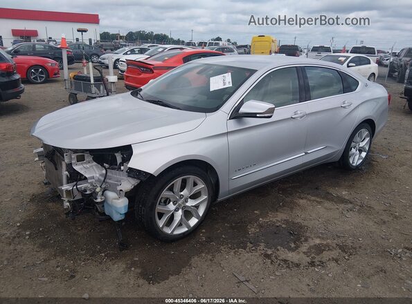 2G1105S34K9153555 2019 CHEVROLET IMPALA Серебряный Передняя левая четверть