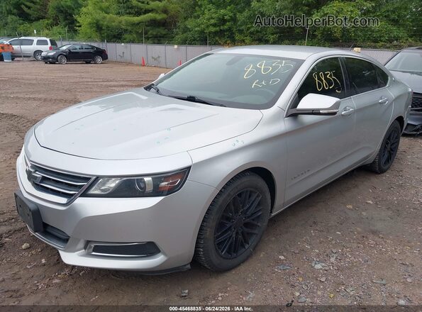 2G1105S35H9165755 2017 CHEVROLET IMPALA Silver წინა მარცხენა ხედი სამი მეოთხედიდან