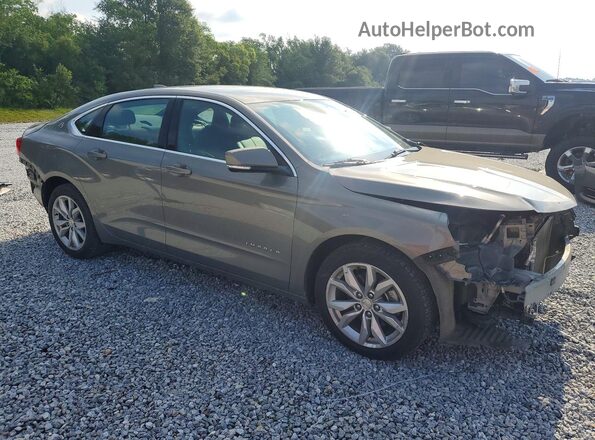 2G1105S35H9189943 2017 CHEVROLET IMPALA Желто-коричневый Передняя правая четверть