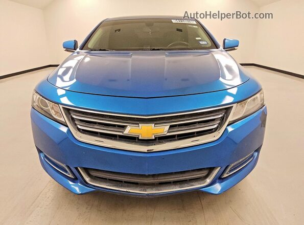 2G1105S35J9118604 2018 CHEVROLET IMPALA Blue Vista frontal
