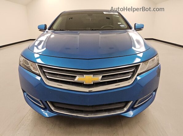 2G1105S35J9118604 2018 CHEVROLET IMPALA Blue Vista interior de 360 grados