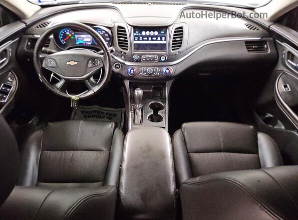 2G1105S35J9118604 2018 CHEVROLET IMPALA Blue Vista del salpicadero