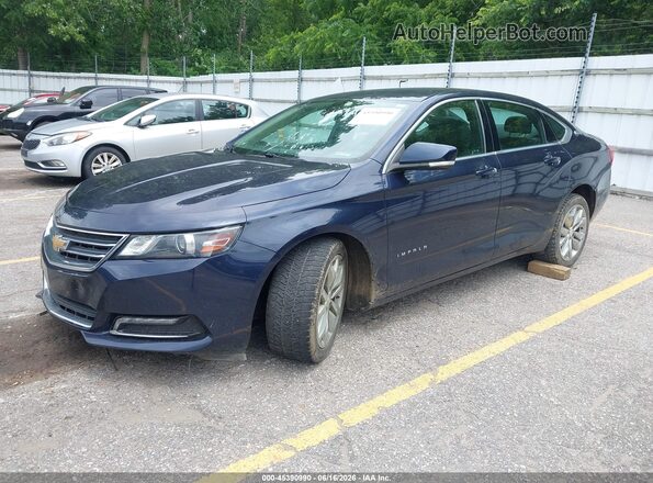 2G1105S35J9178334 2018 CHEVROLET IMPALA Blue Przód lewy