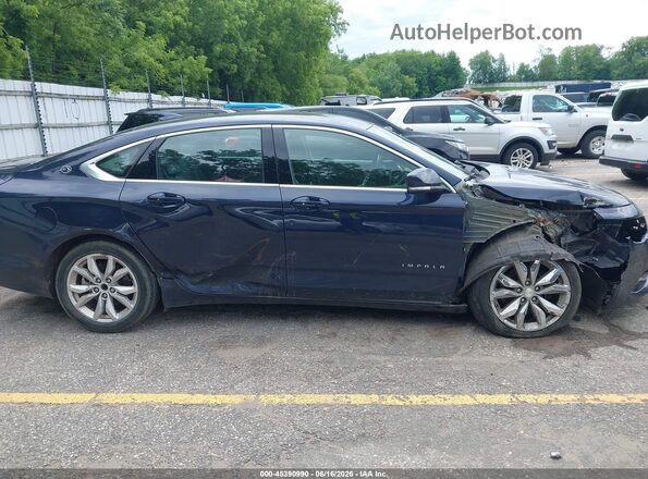 2G1105S35J9178334 2018 CHEVROLET IMPALA Blue Widok wnętrza z tyłu