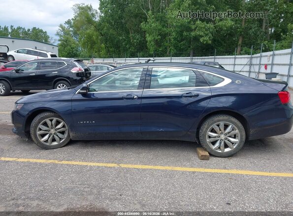 2G1105S35J9178334 2018 CHEVROLET IMPALA Blue Widok wnętrza 360 stopni