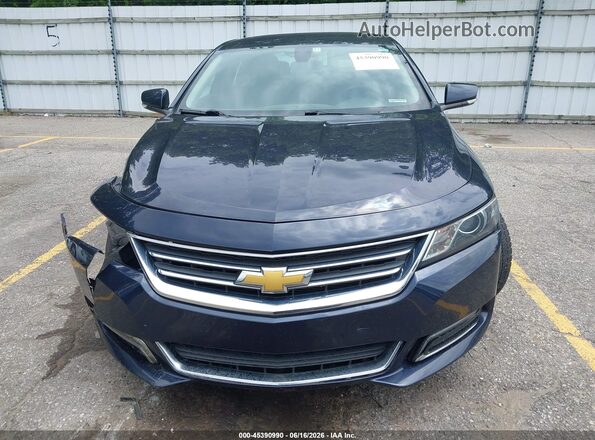 2G1105S35J9178334 2018 CHEVROLET IMPALA Blue Widok zestawu wskaźników